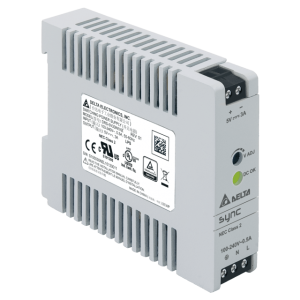 Zasilacz DIN 5V/3A, SYNC, plastic case