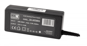 Zasilacz impulsowy desktop (class II) 12V/5A