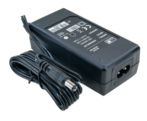 12V/5A/60W, desktop, gniazdo AC: IEC C8, wtyk DC: 2.1/5.5 (+) prosty, bez przewodu AC