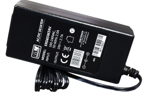 24V/2.7A/60W, desktop, gniazdo AC: IEC C14, wtyk DC: 2.1/5.5 (+) prosty, bez przewodu AC