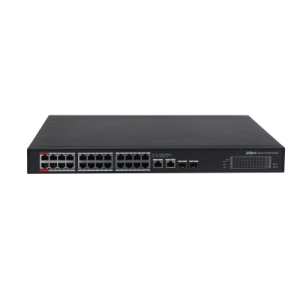 28-portowy przełącznik z 24 portami gigabit PoE