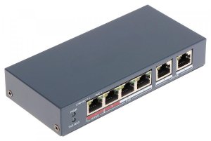DS-SW06HP-PL switch POE 4+2 10/100mb 1*kanał Hi-PoE