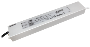 12V/3.75A, 45W, metal case IP67 - MW POWER