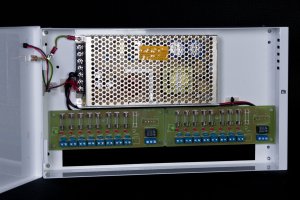 DELTA: Zasilacz do CCTV 16 x 12V/0.78A, Wymiary: 190 x 215 x 60mm